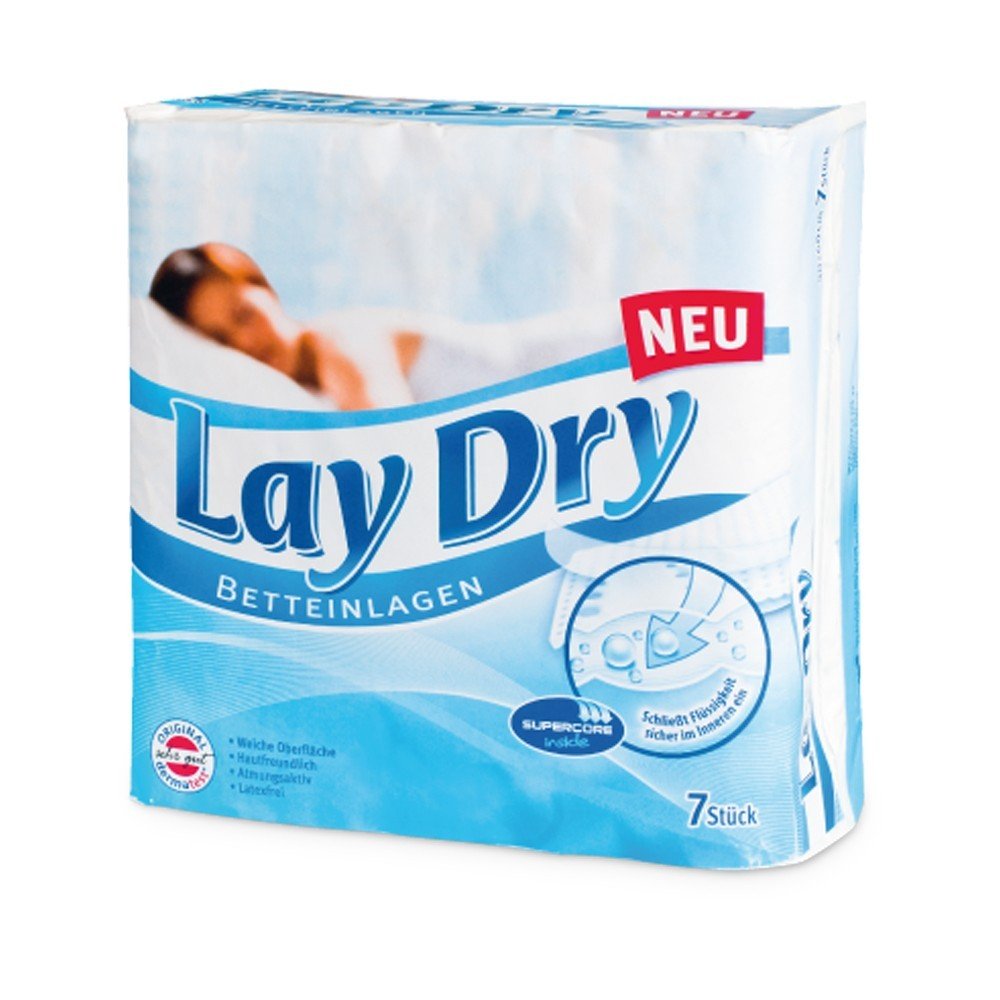Protector de Cama Absorbente Grande | Lay Dry Pro - 30x36 | Paquete 10
