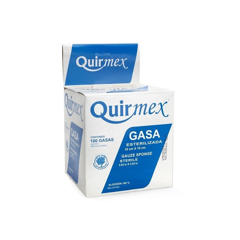 Gasa Estéril 10cm x 10cm - Caja 100 pzas.