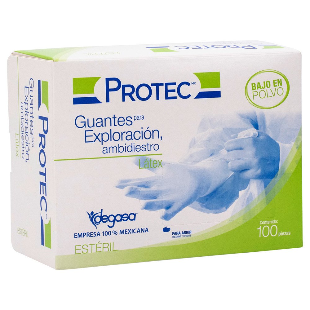 Guantes Látex Exploración - Caja 100 pzas.