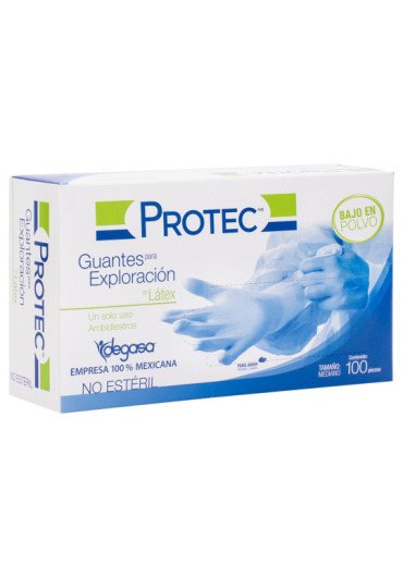 Guantes Látex Exploración No estéril - Caja 100 pzas. 2