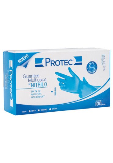 Guantes para Exploración de Nitrilo - Caja 100 pzas. 2