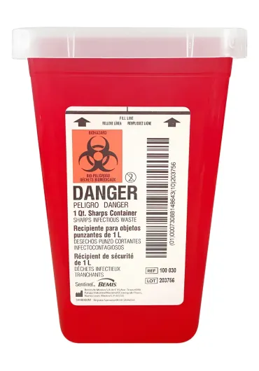 Recolector de Punzocortantes 1L