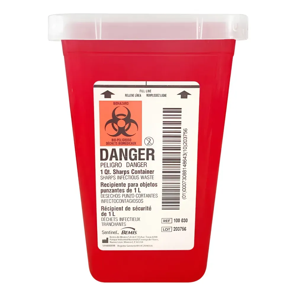 Recolector de Punzocortantes 1L