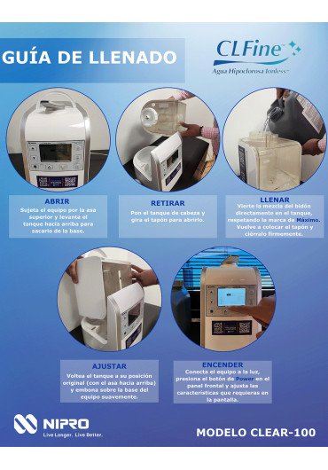 Aparato Purificador para usar con CLFine™ (120 m³) 2