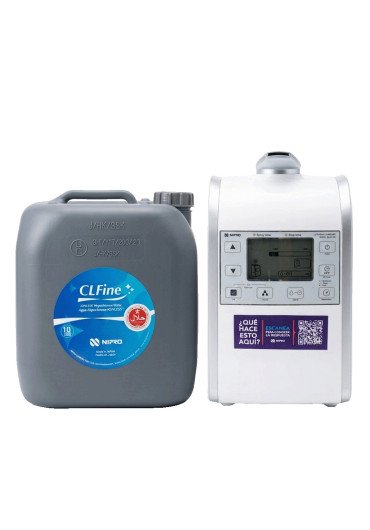 Kit Purificador CLFine™ 120 m³ CLEAR-100 + Solución 10 L