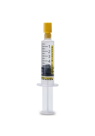 Jeringa de  de heparina BD PosiFlush ™  5 ml - PVU | Caja de 30