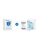 Kit de Recarga NIPRO Premier Alpha con 50 tiras y 100 lancetas