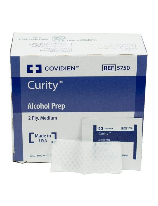 Toallitas con Alcohol Isopropílico Curity™