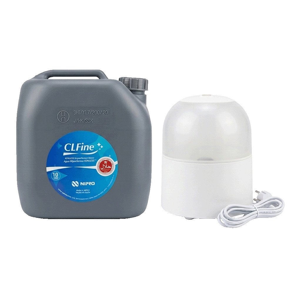 Kit Purificador CLFine™ 60m³ URURIS + Solución 10L