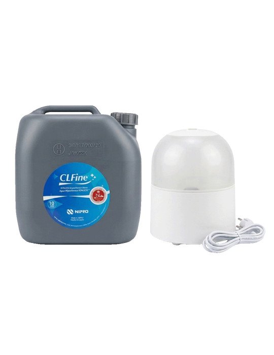 Kit Purificador CLFine™ 60m³ URURIS + Solución 10L