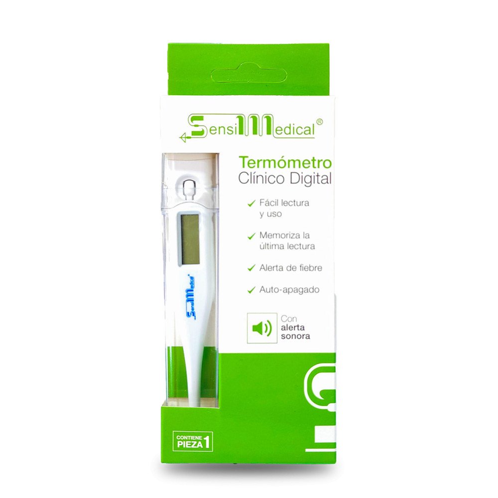 Termómetro Digital Clínico Punta Rígida Sensi Medical® | MCG