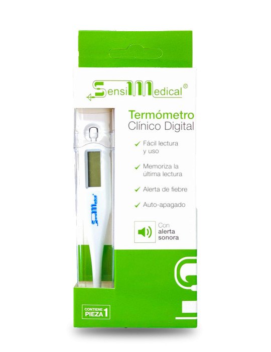 Termómetro Digital Clínico Punta Rígida Sensi Medical® | MCG