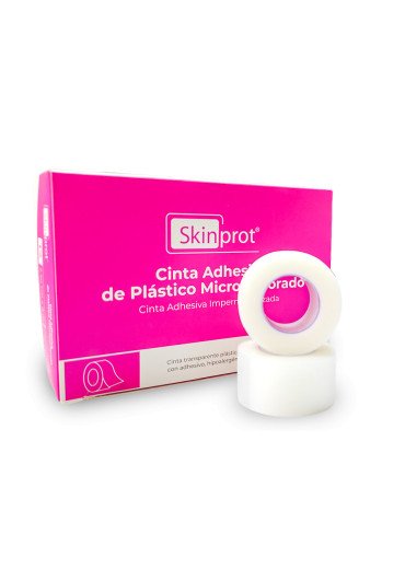 Cinta Microporosa Blanca Skinprot® 7.5 cm x 10 m | Caja 12 pzas