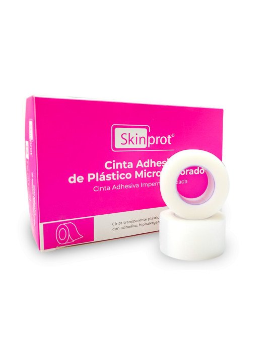 Cinta Microporosa - Color Blanco - 7.5cm x 10m - Skinprot® - Caja con 12pzas.