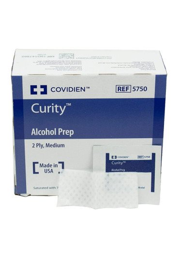Toallitas con Alcohol Isopropílico Curity™ - Caja con 200 pzas. 2