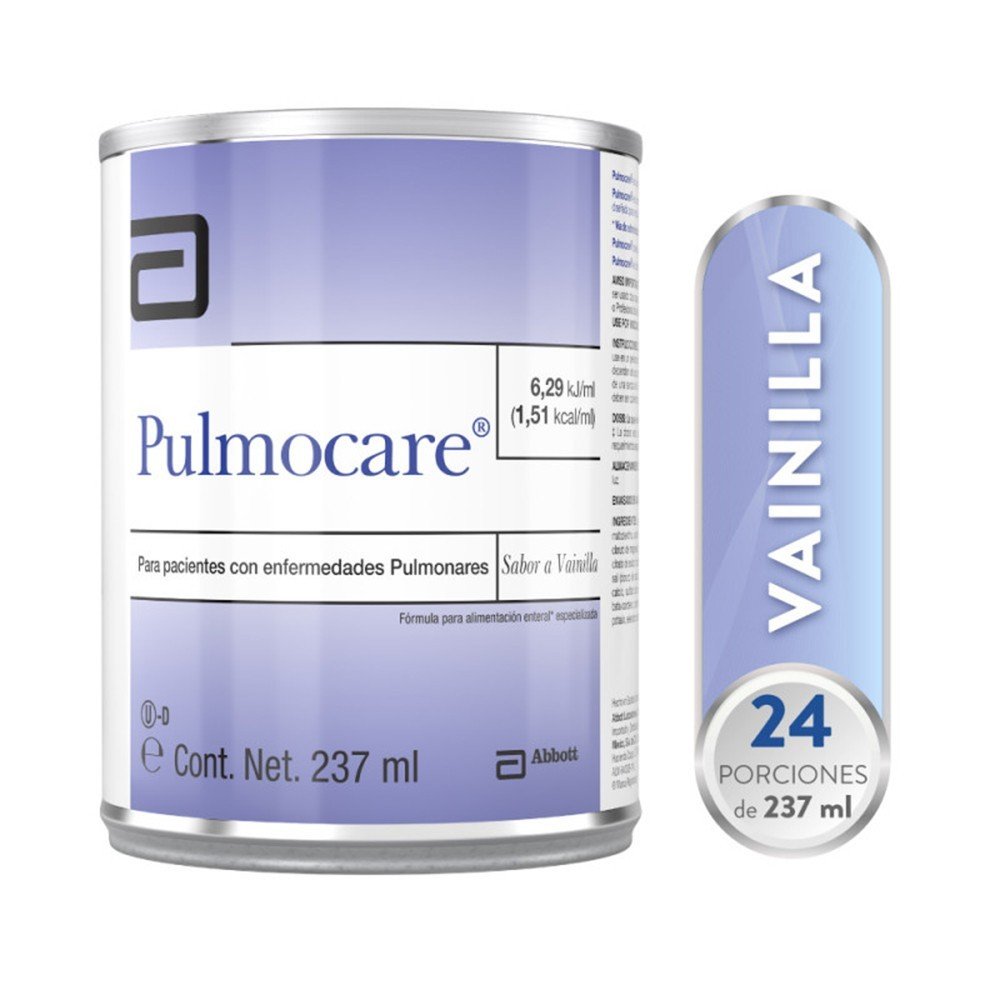 Pulmocare Vainilla 237ml - Caja 24 pzas.