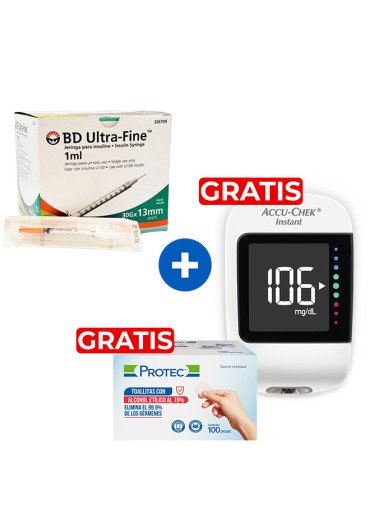 Jeringas para Insulina + Accu-Chek Instant | Promoción 2