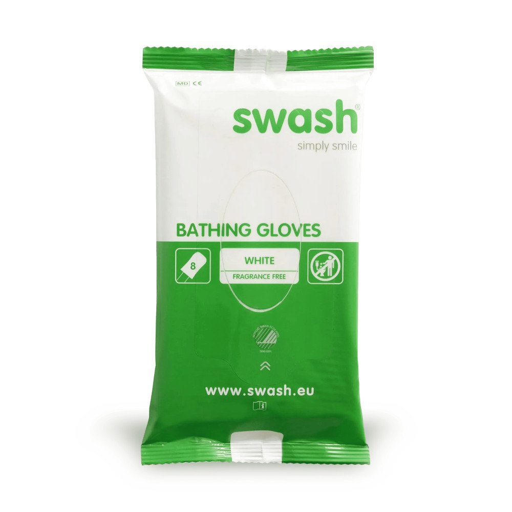 Manoplas de Baño en Seco Swash | Caja 40 Paquetes | MCG