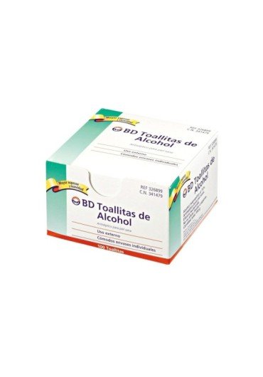 Toallitas de Alcohol Swab - Caja 100 pzas.