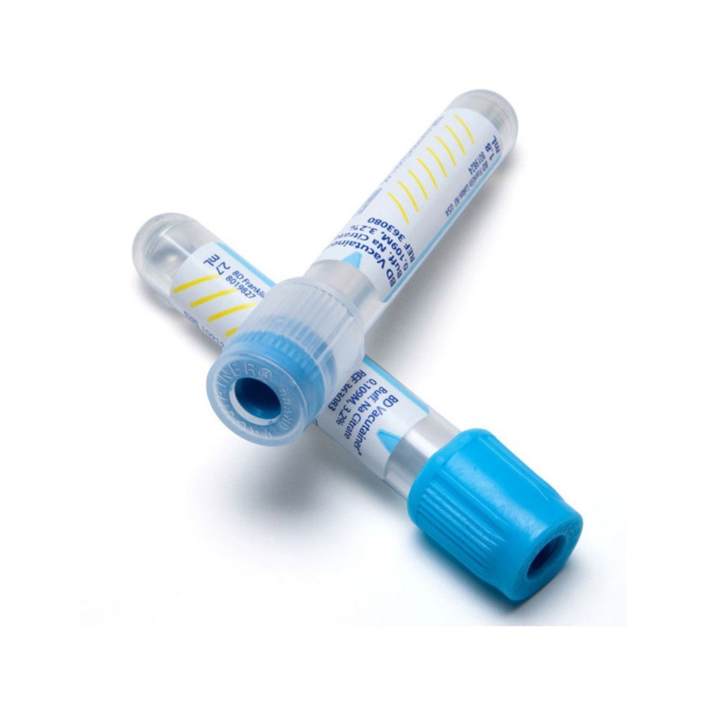 Tubo BD Vacutainer® Azul 2.7 ml  - Caja 100 pzas.
